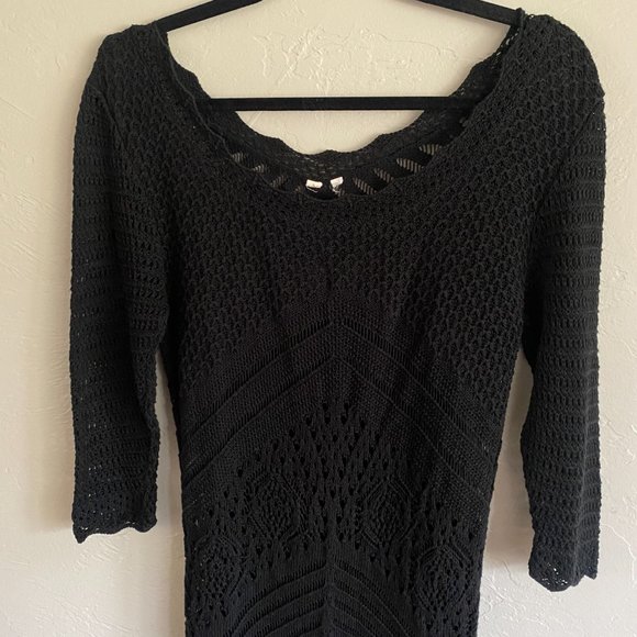 Jones New York Crochet Sweater Dress - Picture 2 of 5